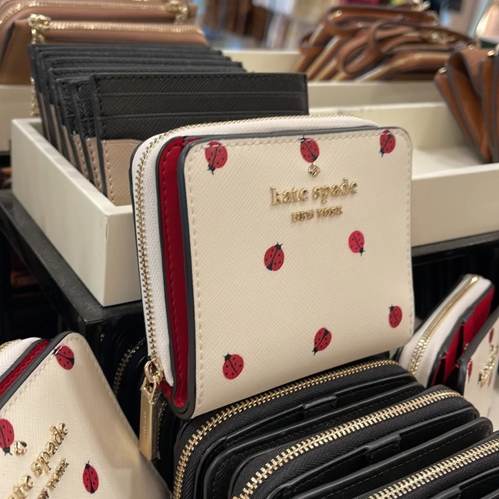 Kate Spade Staci Small Ladybug Zip Around Wallet
COLOR:
Cream Multi - Picture 2 of 16